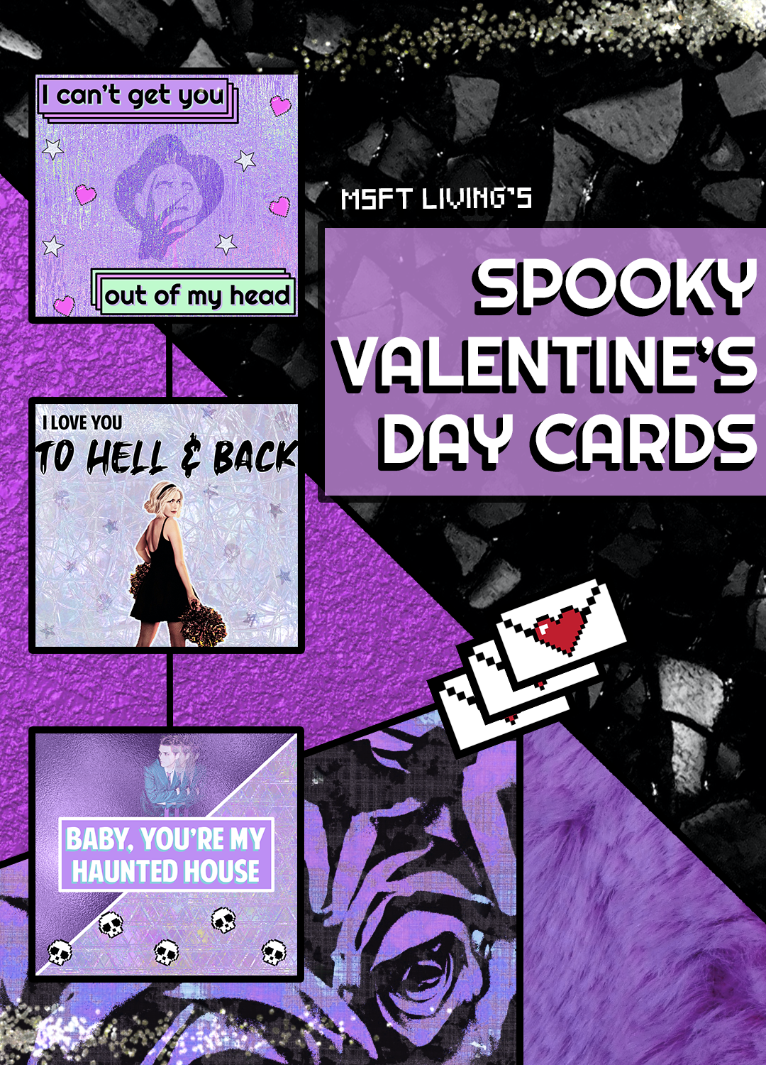 MSFT Living's spooky DIY valentines day cards